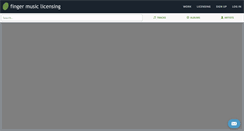 Desktop Screenshot of fingermusiclicensing.com