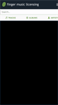 Mobile Screenshot of fingermusiclicensing.com